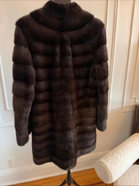 Pristine 100% Mink Fur Coat